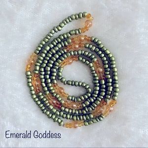 Emerald Goddess waistbeads